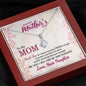To My Mom, Thank You For Always Standing Strong Enough, Alluring Beauty Necklace, Jewelry For Her, Silver Pendant For Mom, Necklace With Message Card, Birthday