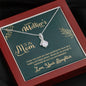 To My Mom, Words Are Not Enough To Appreciate All Your Love And Dedication, Necklace With Message Card, Alluring Beauty Necklace, Jewelry For Her, Silver Pendant