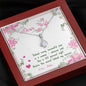 Customized Alluring Beauty Necklace, Pendant With Message Card For Wife, Gift For Valentine's Day, Birthday, Anniversary, Customized Silver Jewelry For Her