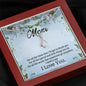 To My Mom, I Need To Say I Love You, Jewelry For Her, Silver Pendant For Mom, Necklace With Message Card, Happy Mother's Day, Gift Ideas For Mother/Daughter