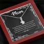 to My Mom, I Appreciate You So Much, Alluring Beauty Necklace, Pendant for Wife, Gift for Mother's Day, Christmas, Birthday, Mom/Daughter Gifts