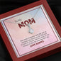 To My Mom, Your Smile Brightens My Each Day, Gift For Mother, Necklace With Message Card, Alluring Beauty Necklace, Jewelry For Her, Silver Pendant For Mother