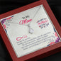 To My Mom, All You Want Is Your Child To Be Happy, Gift For Mother, Jewelry For Her, Necklace With Message Card, Pendant For Mother, Alluring Beauty Necklace