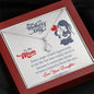 To My Mom, Silver Pendant For A Beautiful Mom, Jewelry For Her, Necklace With Message Card, Necklace, Birthday, Happy Mother's Day, Gift Ideas For Mother