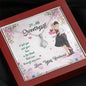 Alluring Beauty necklace For Your Sweetheart, Couple Collection, Silver Alluring necklace For Her, Necklace With message Card, Jewelry For Her, Valentine's Day, Birthday, Christmas, Anniversary, Present For Her,