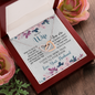 To My Wife, Interlocking Hearts Necklace With I Love You More Than You'll Ever Know Message Card, Pendant For Her, Birthday, Anniversary, Gift For Her, Jewelry For Her