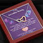 To My Incredible Mummy, Interlocking Hearts Necklace, Mother's Day Gift, Birthday Gift, Christmas, Anniversary, Gift For Her, Valentine's Day, Jewelry For Her