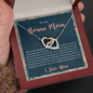 My Bonus Mom, Interlocking Hearts Necklace, Mother’s Day Gift For Her, Christmas, Birthday, Anniversary, Gift For Her, Jewelry For Her, Necklace For Her, Pendant For Her