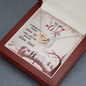 To My Wife, Interlocking Hearts Necklace With I Promise You My Whole Life & Whole Heart Message Card, Jewelry For Her, Birthday Gift, Anniversary, Gift For Her, Pendant For Her