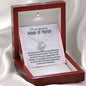 Mother In Law Necklace With Message Card, Mother in Law Jewelry, Mother Day Necklace, Ideas For Her, Knot Necklace, Birthday Gift, Mother in Law Gifts For Christmas
