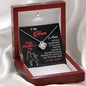 To My Mom, The Warmth Of Your Love Is Just Magic, Happy Mother's Day, Silver Pendant For Mom, Necklace With Message Card, Jewelry For Her, Birthday, Anniversary