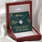 To My Mom, I Appreciate All Your Love And Dedication, Jewelry For Her, Silver Pendant, Necklace With Message Card, Gift For Mom, Knot Pendant, Anniversary