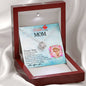 To My Mom, Thanks For Filling My Life With Rainbow And Colors, Happy Mother's Day, Silver Pendant For Mom, Jewelry For Her, Birthday, Necklace With Message Card