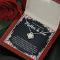 Dear Mom, I Appreciate You, Future Mother In Law Necklace With Message Card, Mother Day Necklace, Ideas For Her, Knot Necklace, Birthday Gift, Christmas Gift For Mom