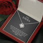 Dear Wife, I Love You Forever And Always, Silver Love Knot Necklace, Valentine’s Gift, Birthday, Necklace With Message Card, Gift For Soulmate, Pendant
