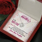 To My Mom, Thank You For Always standing strong Enough To Protect Me, Silver Knot Pendant For Mom, Necklace With Message Card, Happy Mother's Day, Birthday