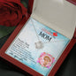 To My Mom, Thanks For Filling My Life With Rainbow And Colors, Happy Mother's Day, Silver Pendant For Mom, Jewelry For Her, Birthday, Necklace With Message Card