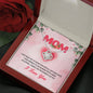 To My Mom, Knot Pendant For A Loving Caring And Wonderful Mother, Jewelry For Her, Silver Pendant, Necklace With Message Card, Gift For Mom, Mother's Day
