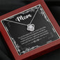 To My Mom, I Love You The Most, You're The Best Mom, Jewelry For Her, Pendant For Mom, Silver Knot Pendant, Necklace With Message Card, Anniversary, Christmas