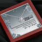 To My Mom, Thank You For Being The Most Loving And Caring Mom, Happy Mother's Day, Jewelry For Her, Birthday, Necklace With Message Card, Silver Pendant For Mom