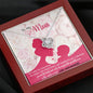 To My Mom, You Will Always Be The Greatest Mom In The World, Knot Pendant For Your Mom, Necklace With Message Card, Gift Ideas For Mom, Silver Knot Pendant