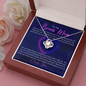 To My Bonus Mom, Love Knot Necklace, Mother’s Day Gift Pendant For Her, Christmas, Birthday, Anniversary, Gift For Her, Jewelry For Her, Necklace For Her