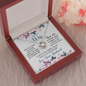 To My Wife, Love Knot Necklace With I Love You More Than You'll Ever Know Message Card, Pendant For Her, Birthday, Anniversary, Gift For Her, Jewelry For Her
