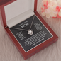 To My Loving Mom I Love You Knot Necklace For Mother's Day