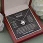 To My Loving Mom I Love You Knot Necklace For Mother's Day