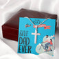 To My Dad, You're The Best Dad Ever, Happy Father's Day, Necklace With Message Card, Gift Ideas For Dad, Necklace, Birthday, Artisan Crafted Cross Necklace