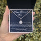HAPPY RETIREMENT MOM, ETERNAL HOPE NECKLACE WITH BEAUTIFUL MESSAGE CARD, UNIQUE GIFT FOR MOM, NECKLACE JEWELLERY FOR HER