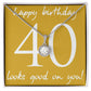 HAPPY BIRTHDAY, ETERNAL HOPE NECKLACE WITH MESSAGE CARD, UNIQUE BIRTHDAY GIFT FOR HER, NECKLACE JEWELLERY