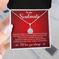 TO MY SOULMATE, ETERNAL HOPE NECKLACE WITH MESSAGE CARD, BIRTHDAY GIFT FOR HER, NECKLACE JEWELLERY, UNIQUE GIFT FOR HER WITH BEAUTIFUL MESSAGE CARD