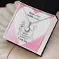 I LOVE YOU, ETERNAL HOPE NECKLACE WITH MESSAGE CARD, BIRTHDAY GIFT FOR HER