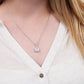TO MY GORGEOUS SOULMATE, ETERNAL HOPE NECKLACE WITH MESSAGE CARD, GIFT FOR HER, BIRTHDAY AND ANNIVERSAY GIFT, UNIQUE GIFT FOR HER