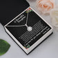 TO MY BEAUTIFUL DAUGHTER, ETERNAL HOPE NECKLACE WITH MESSAGE CARD,  GIFT FOR HER, UNQUE GIFT FOR DAUGHTER FROM DAD, ALWAYS AND FOREVER