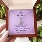 TO MY BEST FRIEND, ETERNAL HOPE NECKLACE WITH MESSAGE CARD, NECKLACE FOR FRIEND, BIRTHDAY AND FRIENDSHIP DAY GIFT FOR HER