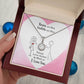 I LOVE YOU, ETERNAL HOPE NECKLACE WITH MESSAGE CARD, BIRTHDAY GIFT FOR HER