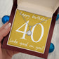 HAPPY BIRTHDAY, ETERNAL HOPE NECKLACE WITH MESSAGE CARD, UNIQUE BIRTHDAY GIFT FOR HER, NECKLACE JEWELLERY