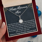 HAPPY RETIREMENT MOM, ETERNAL HOPE NECKLACE WITH BEAUTIFUL MESSAGE CARD, UNIQUE GIFT FOR MOM, NECKLACE JEWELLERY FOR HER