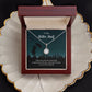 TO MY BETTER HALF,  ETERNAL HOPE NECKLACE, UNIQUE GIFT WITH MESSAGE CARD,  ANNIVERSARY AND BIRTHDAY GIFT HER