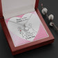 I LOVE YOU, ETERNAL HOPE NECKLACE WITH MESSAGE CARD, BIRTHDAY GIFT FOR HER