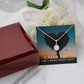 I NEED YOU, ETERNAL HOPE NECKLACE WITH MESSAGE CARD, UNIQUE GIFT FOR HER, NECKLACE JWELERY BIRTHDAY, FRIENDSHIP DAY GIFT ETC