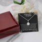 TO MY BEAUTIFUL DAUGHTER, ETERNAL HOPE NECKLACE WITH MESSAGE CARD,  GIFT FOR HER, UNQUE GIFT FOR DAUGHTER FROM DAD, ALWAYS AND FOREVER