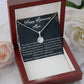 HAPPY RETIREMENT MOM, ETERNAL HOPE NECKLACE WITH BEAUTIFUL MESSAGE CARD, UNIQUE GIFT FOR MOM, NECKLACE JEWELLERY FOR HER