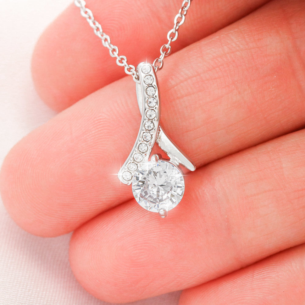 To My Beautiful Soulmate Necklace with Message Card, Valentine's Day, Birthday, Christmas, Soulmate Pendant Gift For Her