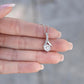 To My Beautiful Soulmate Necklace with Message Card, Valentine's Day, Birthday, Christmas, Soulmate Pendant Gift For Her