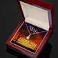 TO MY WIFE, ALLURING BEAUTY NECKLACE FOR WIFE, NECKLACE JEWELRY WITH MESSAGE CARD FOR HER, BIRTHDAY AND ANNIVERSAY GIFT