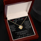 TO MY SOULMATE, LOVE KNOT NECKLACE WITH MESSAGE CARD FOR HER, BIRTHDAY GIFT FOR HER, UNIQUE GIFT