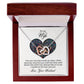 TO MY WIFE, INTERLOCKING HEART NECKLACE FOR WIFE, BIRTHDAY AND ANNIVERSAY GIFT FOR HER, NECKLACE JWELERY WITH MESSAGE CARD